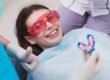 young woman receiving fluoride treatments in corpus christi tx