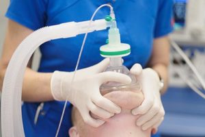 houston sedation dentist working on patient